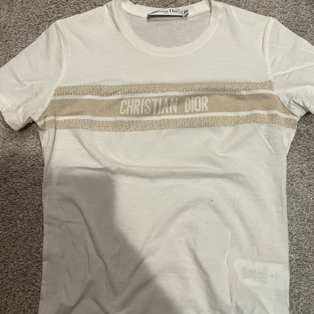 Womens Christian Dior Tshirt size xsmall